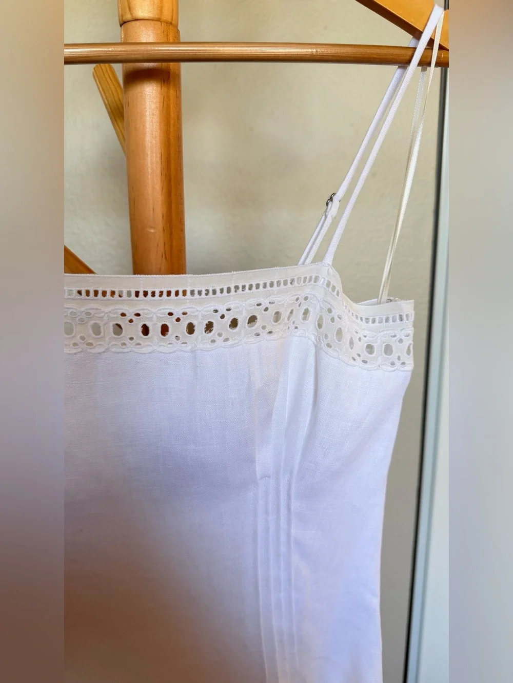 Reformation Pomona Linen Dress in white, brand new without tags, never worn. - Picture 9 of 15